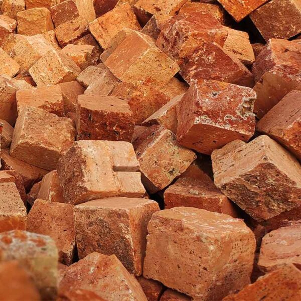 Red travertine